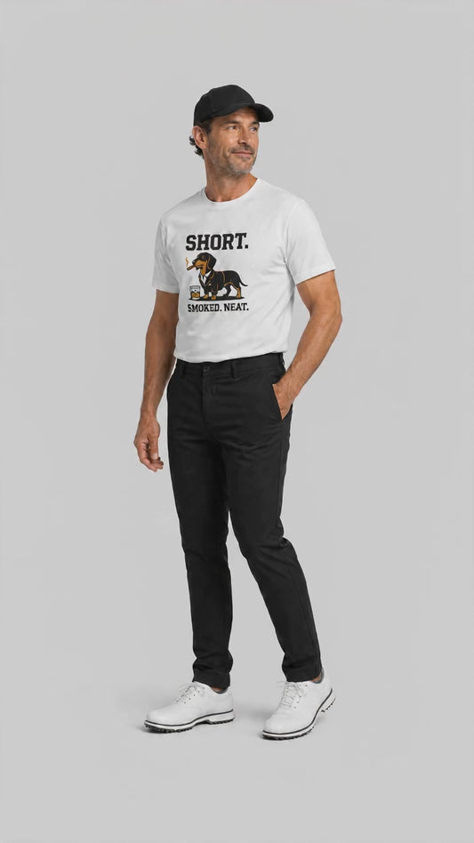 Dackel Whiskey T-Shirt – Kurz. Pur. Perfekt.