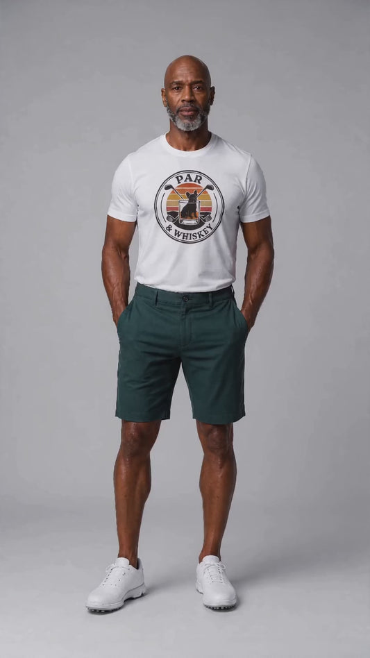 Frenchie Golf T-Shirt – Par & Whiskey Retro