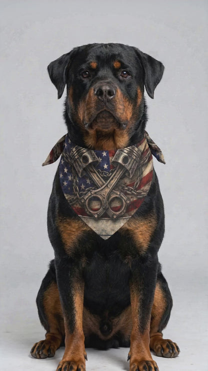 Hundebandana – American Piston Flag
