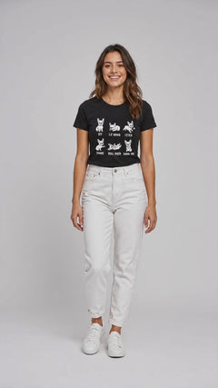 Dog Training T-Shirt - Sit Lie Down Fetch