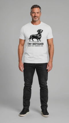 Dackel T-Shirt – Tiny Bodyguard