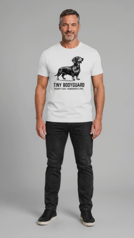 Dackel T-Shirt – Tiny Bodyguard