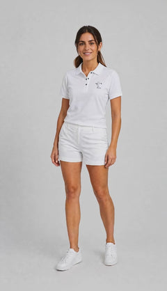Besticktes Golf Hund Poloshirt, Geschenk für Golfer
