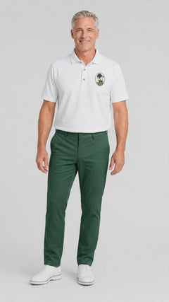 Dachshund Golf Polo Shirt, Embroidered Wiener Dog Crest