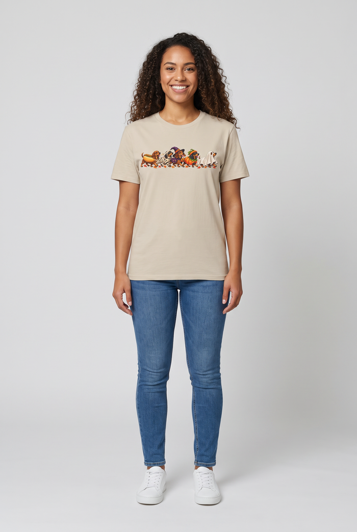 Hotdog Parade Dackel Halloween T-Shirt